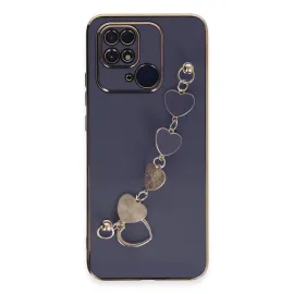 Newface Xiaomi Redmi 10C Kılıf Esila Silikon - Gri