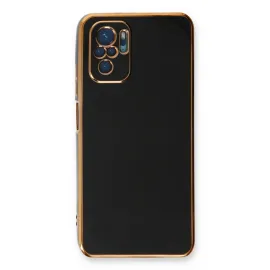 Newface Xiaomi Redmi Note 10 Kılıf Volet Silikon - Siyah