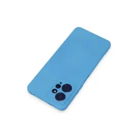 Newface Xiaomi Redmi Note 12 4G Kılıf Nano Içi Kadife Silikon - Mavi