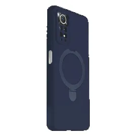 Newface Xiaomi Redmi Note 12 Pro 4G Regal Magsafe Standlı Kapak - Lacivert