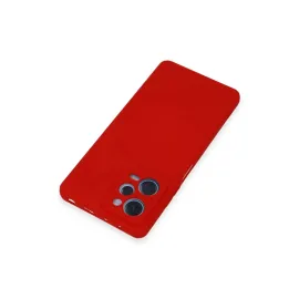 Newface Xiaomi Redmi Note 12 Pro 5G Kılıf Nano Içi Kadife Silikon - Kırmızı