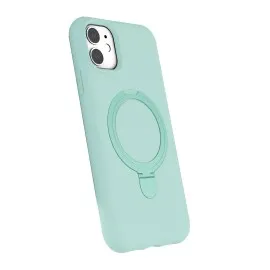 Newface Apple iPhone 11 Regal Magsafe Standlı Kapak - Su Yeşili