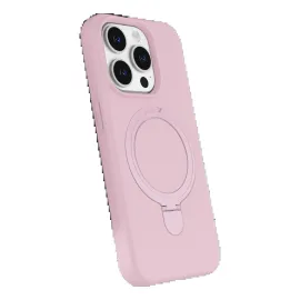 Newface Apple Iphone 15 Pro Max Regal Magsafe Standlı Kapak - Açık Pembe