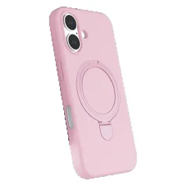 Newface Apple Iphone 16 Plus Regal Magsafe Standlı Kapak - Açık Pembe