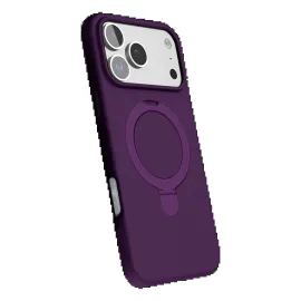 Newface Apple Iphone 17 Pro Regal Magsafe Standlı Kapak - Derin Mor