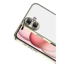 Newface Apple Iphone 17 Razer Lensli Silikon - Gold