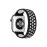 Newface Apple Watch 38Mm Ayarlı Delikli Silikon Kordon - Siyah-Beyaz