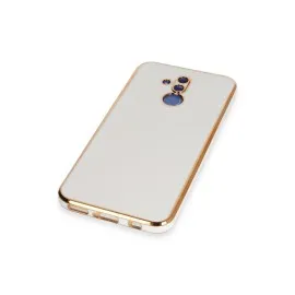 Newface Huawei Mate 20 Lite Kılıf Volet Silikon - Beyaz