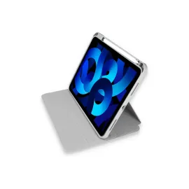 Newface iPad 10.2 (7.nesil) Kılıf Starling 360 Kalemlikli Tablet Kılıf - Gri
