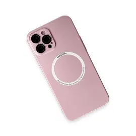 Newface Iphone 12 Pro Kılıf Jack Magneticsafe Lens Silikon - Rose Gold