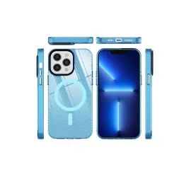 Newface Iphone 12 Pro Max Kılıf Beta Magneticsafe Silikon - Mavi