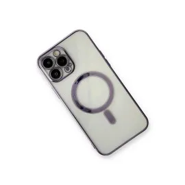 Newface Iphone 13 Pro Max Kılıf Magneticsafe Lazer Silikon - Mor