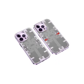 Newface Iphone 13 Pro Max Kılıf Mekanik Bumper Kapak - Derin Mor