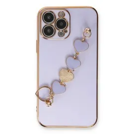 Newface Iphone 14 Pro Kılıf Esila Silikon - Lila