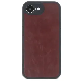 Newface Iphone 16E Kılıf Aras Deri Kapak - Bordo