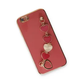 Newface Iphone 6 Kılıf Esila Silikon - Kırmızı