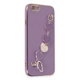 Newface Iphone 6 Kılıf Esila Silikon - Mor