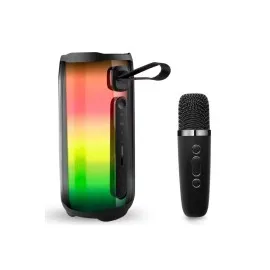 Newface Pluse 5 Mikrofonlu Rgb Kablosuz Hoparlör - Siyah