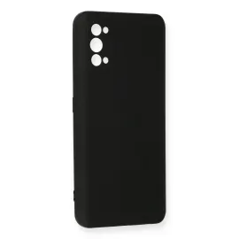 Newface Realme 7 Pro Kılıf Nano Içi Kadife Silikon - Siyah