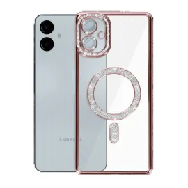 Newface Samsung Galaxy A06 Joke Simli Magneticsafe Kılıf - Pembe