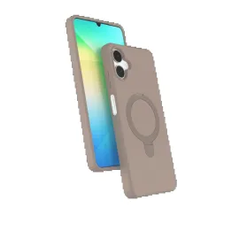 Newface Samsung Galaxy A06 Regal Magsafe Standlı Kapak - Çöl Titanyum