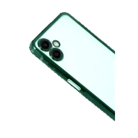 Newface Samsung Galaxy A07 4G Razer Lensli Silikon - Yeşil