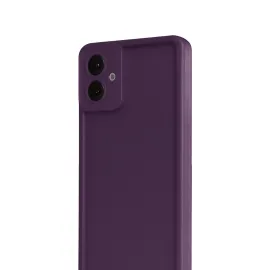 Newface Samsung Galaxy A07 Viera Silikon - Mürdüm