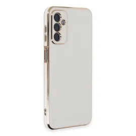 Newface Samsung Galaxy A14 4G Kılıf Volet Silikon - Beyaz