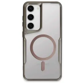 Newface Samsung Galaxy S23 Kılıf Boyi Magsafe Silikon Kapak - Titan Gri