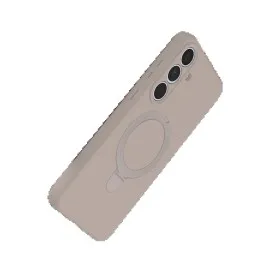 Newface Samsung Galaxy S24 FE Regal Magsafe Standlı Kapak - Çöl Titanyum