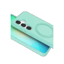 Newface Samsung Galaxy S25 Regal Magsafe Standlı Kapak - Su Yeşili