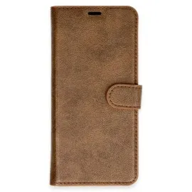 Newface Samsung Galaxy S25 Ultra Kılıf Trend S Plus Kapaklı Kılıf - Taba