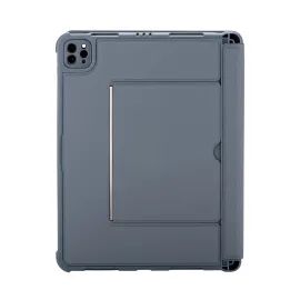 Newface T5510D iPad Pro 13 (2024) Kılıf Palermo Ledli Klavyeli Standlı Tablet Kılıfı - Siyah