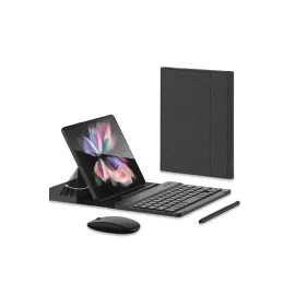 Newface Universal Universal Kılıf Fold Klavye - Karbon Siyah