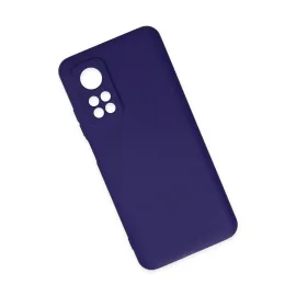 Newface Xiaomi Mi 10T Kılıf Nano Içi Kadife  Silikon - Mor