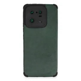 Newface Xiaomi Mi 13 Pro Kılıf Loop Deri Silikon - Yeşil