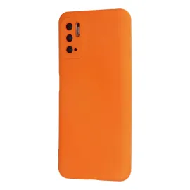 Newface Xiaomi Redmi Note 10 5G Kılıf Nano Içi Kadife Silikon - Turuncu