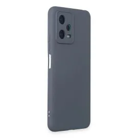 Newface Xiaomi Redmi Note 12 5G Kılıf Nano Içi Kadife Silikon - Gri