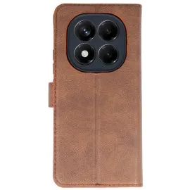 Newface Xiaomi Redmi Note 14 Pro 5G Kılıf Trend S Plus Kapaklı Kılıf - Taba