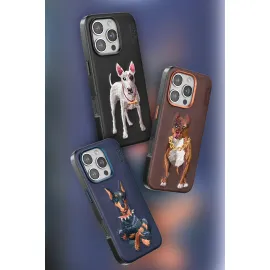 Venco Iphone 16 Perma Desenli Kapak - Koyu Kahve