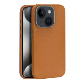 Joko Iphone 15 Kılıf Wonder Deri Magsafe Kapak - Kahverengi