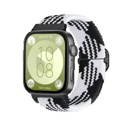 Newface Huawei Fit 4 Star Kordon - Siyah-Beyaz