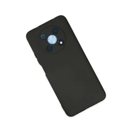 Newface Huawei Nova Y90 Kılıf Nano Içi Kadife Silikon - Siyah