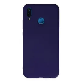 Newface Huawei P20 Lite Kılıf Nano Içi Kadife Silikon - Mor