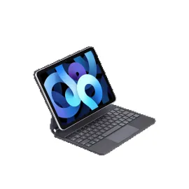 Newface iPad Pro 11 (2024) Kılıf X7P Magic Manyetik Klavyeli Tablet Kılıfı - Siyah