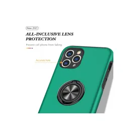 Newface Iphone 11 Pro Max Kılıf Elit Yüzüklü Kapak - Yeşil