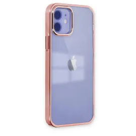 Newface Iphone 12 Kılıf Element Silikon - Pembe