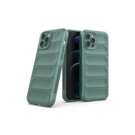 Newface Iphone 12 Pro Kılıf Optimum Silikon - Koyu Yeşil