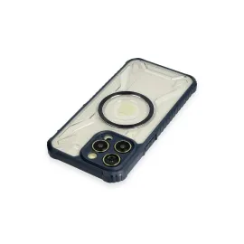 Newface Iphone 12 Pro Kılıf Prag Magneticsafe Kapak - Lacivert