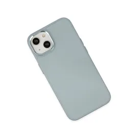 Newface Iphone 14 Plus Kılıf Asya Deri Silikon - Sierra Blue